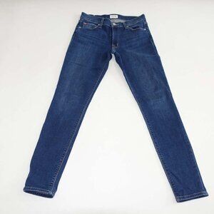 Hudson Women's Natalie Mid Rise Skinny Ankle Jeans Size 26 Blue 28.5" Inseam EUC